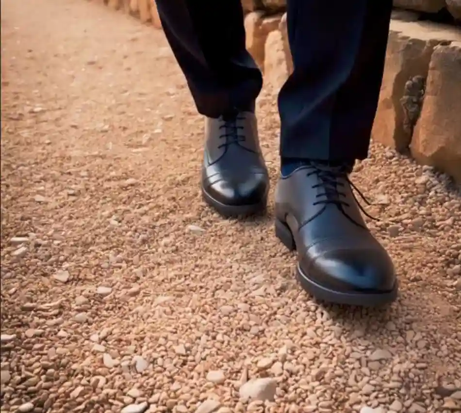 gravier chaussure cuir élégant