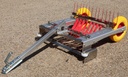 Désherbeur RBVx100 avec herse et attelage boule 50 mm / RBVx100 weeder with harrow and 50 mm tow ball coupling