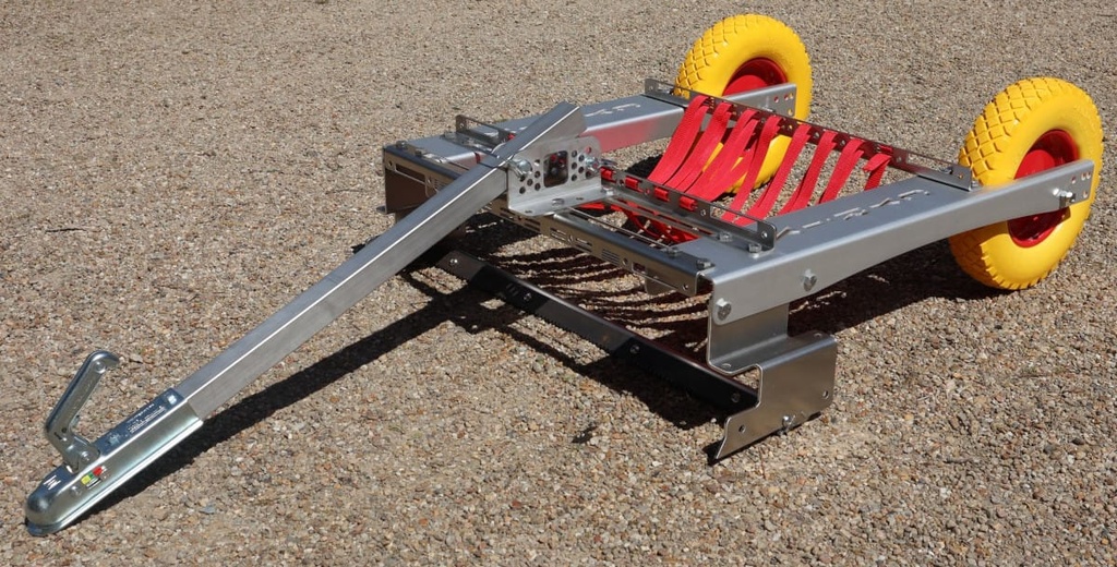 Désherbeur RBVx100 avec attelage boule 50 mm / RBVx100 weeder with 50 mm tow ball coupling