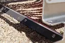 RBVx100 – Détail de la surlame Hardox / Hardox wear blade detail